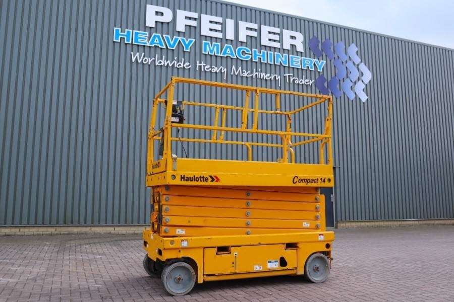 Haulotte Compact 14 Electric, 14m Working Height, 350kg Cap - Šķērveida pacēlājs: foto 1 Haulotte Compact 14 Electric, 14m Working Height, 350kg Cap - Šķērveida pacēlājs: foto 1