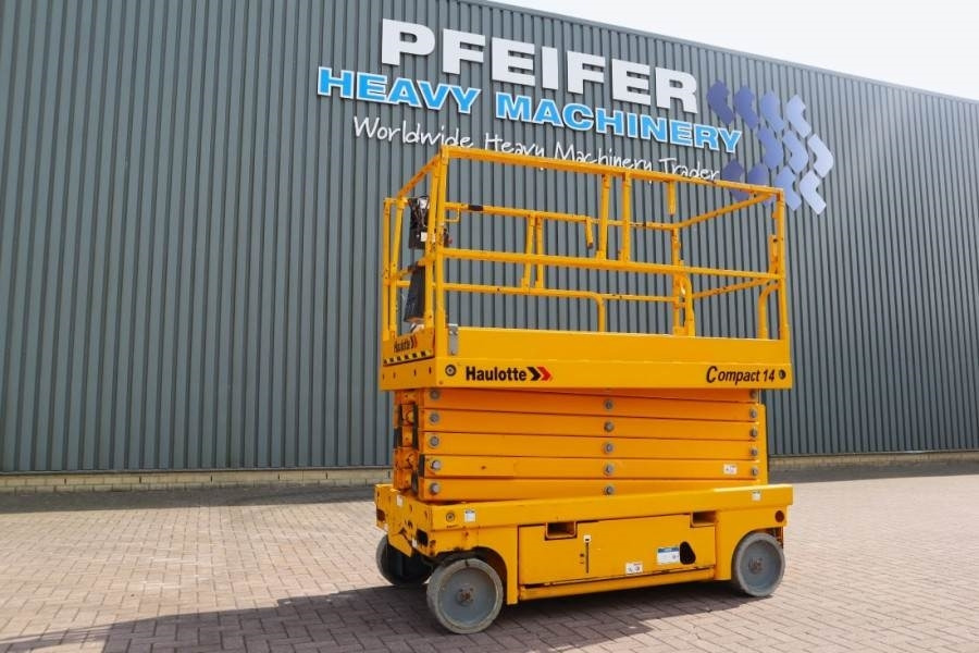 Haulotte Compact 14 Electric, 14m Working Height, 350kg Cap - Šķērveida pacēlājs: foto 1 Haulotte Compact 14 Electric, 14m Working Height, 350kg Cap - Šķērveida pacēlājs: foto 1