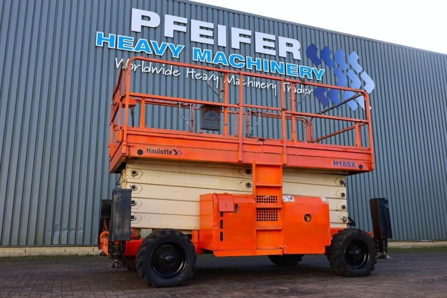 Haulotte H18SXL Diesel, 4x4 Drive, 18m Working Height, 500k - Šķērveida pacēlājs: foto 1 Haulotte H18SXL Diesel, 4x4 Drive, 18m Working Height, 500k - Šķērveida pacēlājs: foto 1