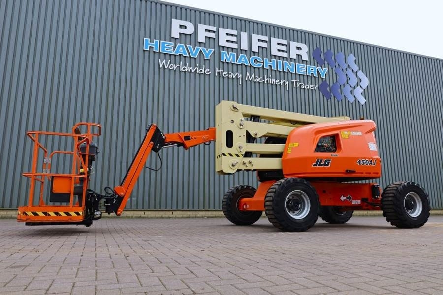 JLG 450AJ Diesel, 4x4 Drive, 16m Working Height, 7.5m - Izlices pacēlājs: foto 1 JLG 450AJ Diesel, 4x4 Drive, 16m Working Height, 7.5m - Izlices pacēlājs: foto 1