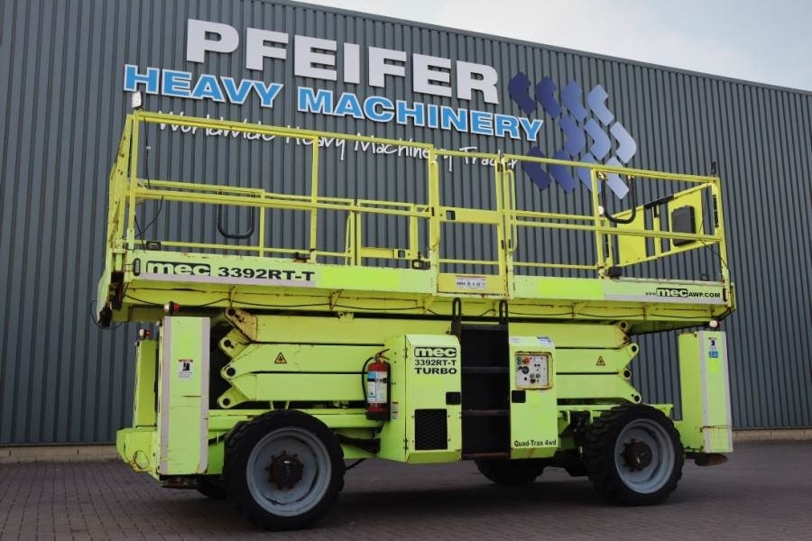 MEC 3392RT-T Diesel, 4x4 Drive, 12m Working Height, 12 - Šķērveida pacēlājs: foto 1 MEC 3392RT-T Diesel, 4x4 Drive, 12m Working Height, 12 - Šķērveida pacēlājs: foto 1