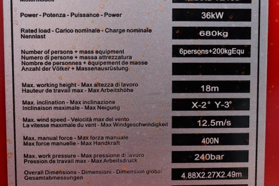 Šķērveida pacēlājs Magni DS1823RT New And Available Directly From Stock, Di: foto 6 Šķērveida pacēlājs Magni DS1823RT New And Available Directly From Stock, Di: foto 6