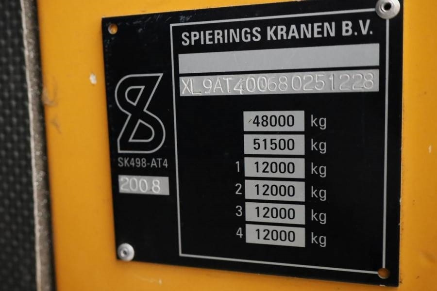 Spierings SK498-AT4 Diesel, 8x6x6 Drive, 8t Capacity, 44m Fl - Torņa celtnis: foto 5 Spierings SK498-AT4 Diesel, 8x6x6 Drive, 8t Capacity, 44m Fl - Torņa celtnis: foto 5