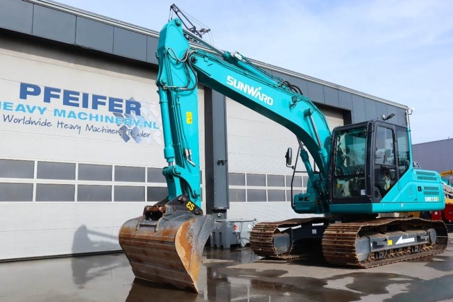 Sunward SWE155F CE certification, Diesel, Digging depth: 5 - Kāpurķēžu ekskavators: foto 1 Sunward SWE155F CE certification, Diesel, Digging depth: 5 - Kāpurķēžu ekskavators: foto 1