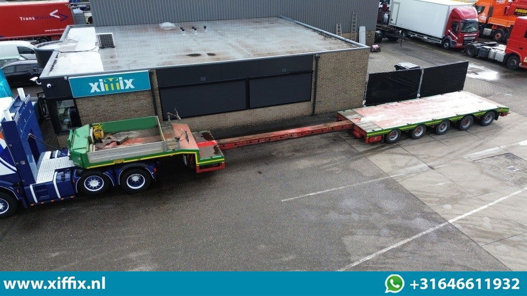 Broshuis 5-ass. Uitschuifbare semi dieplader / 2x Naloop gestuurd - Puspiekabe zema profila platforma: foto 1 Broshuis 5-ass. Uitschuifbare semi dieplader / 2x Naloop gestuurd - Puspiekabe zema profila platforma: foto 1