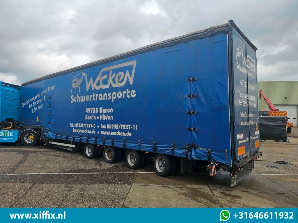Dinkel 4-ass. Semi dieplader met elektrische huifopbouw / 2x naloop gestuurd - Puspiekabe zema profila platforma: foto 5 Dinkel 4-ass. Semi dieplader met elektrische huifopbouw / 2x naloop gestuurd - Puspiekabe zema profila platforma: foto 5