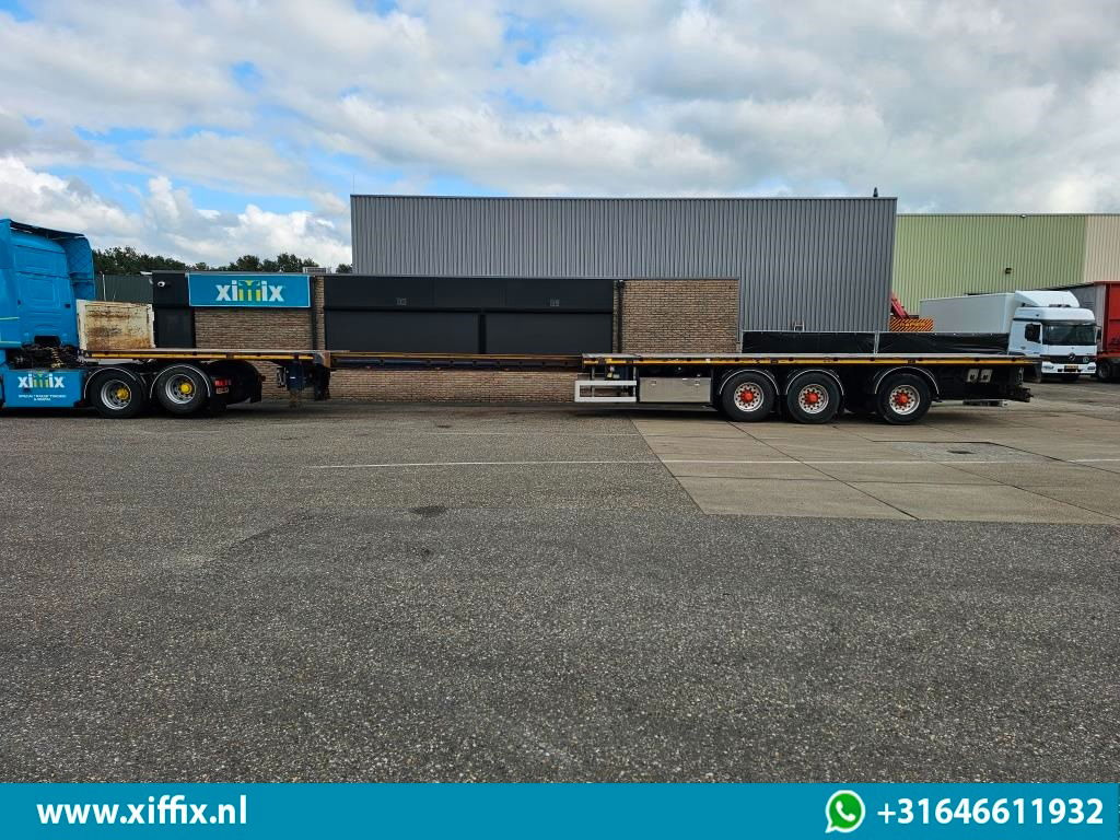 Bortu puspiekabe/ Platforma Doll 3-ass. Vlakke uitschuifbare oplegger / Naloop gestuurd: foto 12