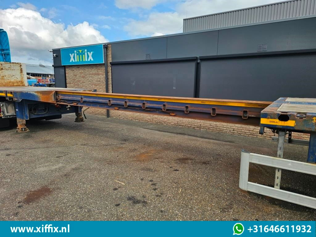 Bortu puspiekabe/ Platforma Doll 3-ass. Vlakke uitschuifbare oplegger / Naloop gestuurd: foto 7