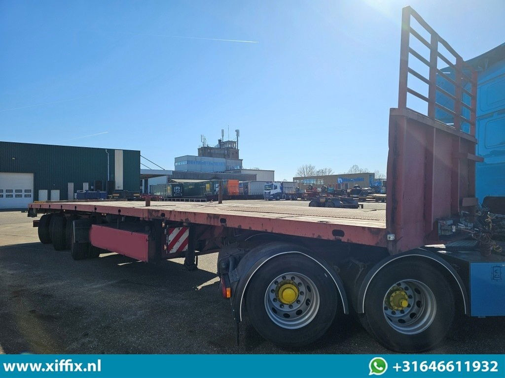 Bortu puspiekabe/ Platforma ES-GE 3-ass. Vlakke dubbel 2x uitschuifbare oplegger / 3x gestuurd: foto 13