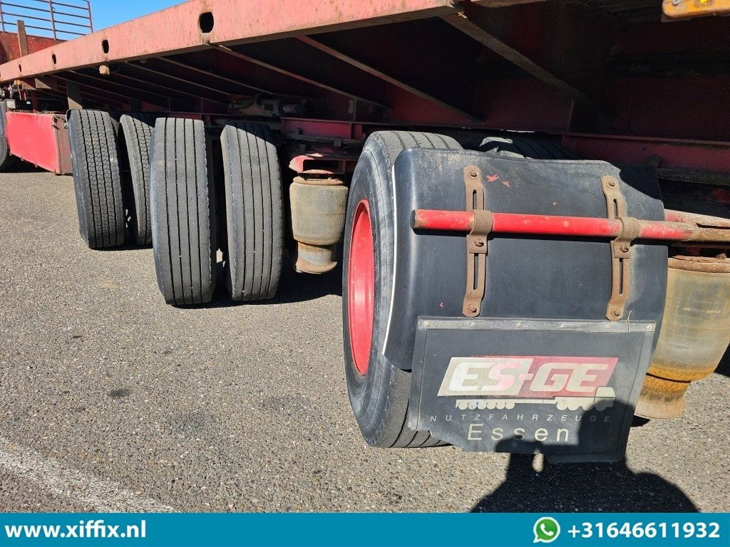 ES-GE 3-ass. Vlakke dubbel 2x uitschuifbare oplegger / 3x gestuurd - Bortu puspiekabe/ Platforma: foto 5 ES-GE 3-ass. Vlakke dubbel 2x uitschuifbare oplegger / 3x gestuurd - Bortu puspiekabe/ Platforma: foto 5