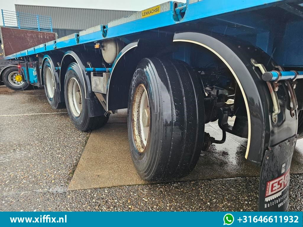 ES-GE 3-ass. Vlakke uitschuifbare oplegger / Naloop gestuurd - Bortu puspiekabe/ Platforma: foto 5 ES-GE 3-ass. Vlakke uitschuifbare oplegger / Naloop gestuurd - Bortu puspiekabe/ Platforma: foto 5