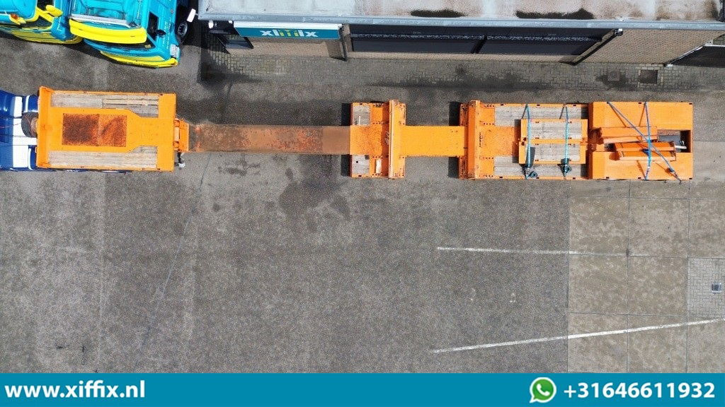 Faymonville 2-ass. Uitschuifbare dieplader met afneembare zwanenhals / 2x gestuurd - Puspiekabe zema profila platforma: foto 3 Faymonville 2-ass. Uitschuifbare dieplader met afneembare zwanenhals / 2x gestuurd - Puspiekabe zema profila platforma: foto 3