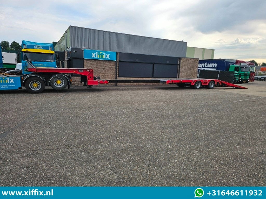 Puspiekabe zema profila platforma Faymonville 2-ass. Uitschuifbare semi dieplader met dubbele hydr. Kleppen / 2x gestuurd: foto 12