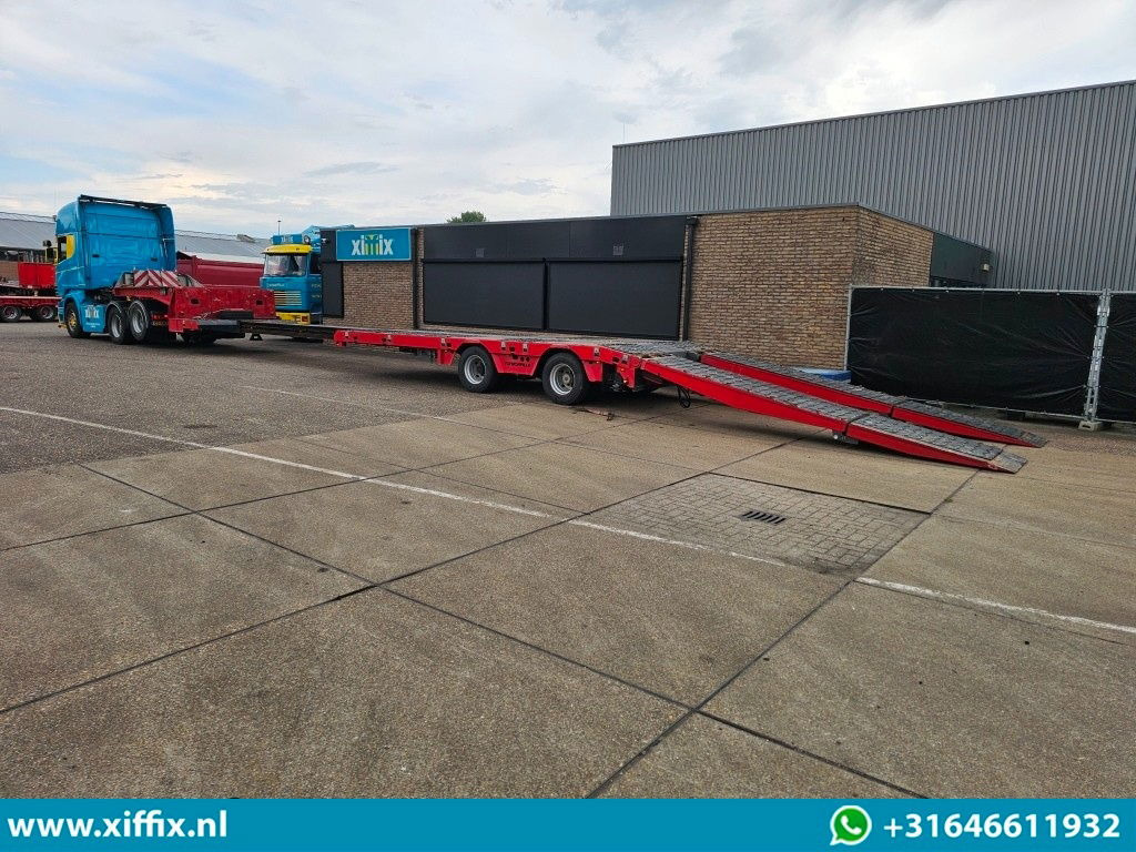 Puspiekabe zema profila platforma Faymonville 2-ass. Uitschuifbare semi dieplader met dubbele hydr. Kleppen / 2x gestuurd: foto 6