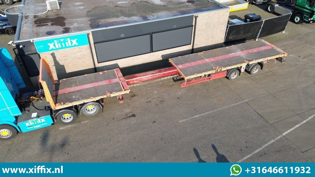 Fellechner 2-ass. Vlakke uitschuifbare Mega oplegger / Naloop gestuurd - Bortu puspiekabe/ Platforma: foto 1 Fellechner 2-ass. Vlakke uitschuifbare Mega oplegger / Naloop gestuurd - Bortu puspiekabe/ Platforma: foto 1