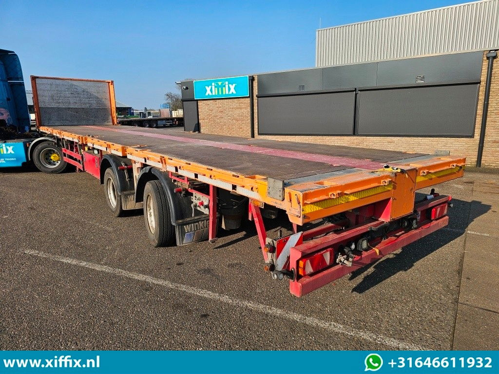 Fellechner 2-ass. Vlakke uitschuifbare Mega oplegger / Naloop gestuurd - Bortu puspiekabe/ Platforma: foto 4 Fellechner 2-ass. Vlakke uitschuifbare Mega oplegger / Naloop gestuurd - Bortu puspiekabe/ Platforma: foto 4