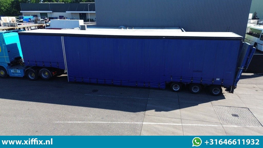 Goldhofer 3-ass. Dieplader met huifopbouw / Hydr. Hefbed en kleppen / 3x gestuur - Puspiekabe zema profila platforma: foto 2 Goldhofer 3-ass. Dieplader met huifopbouw / Hydr. Hefbed en kleppen / 3x gestuur - Puspiekabe zema profila platforma: foto 2