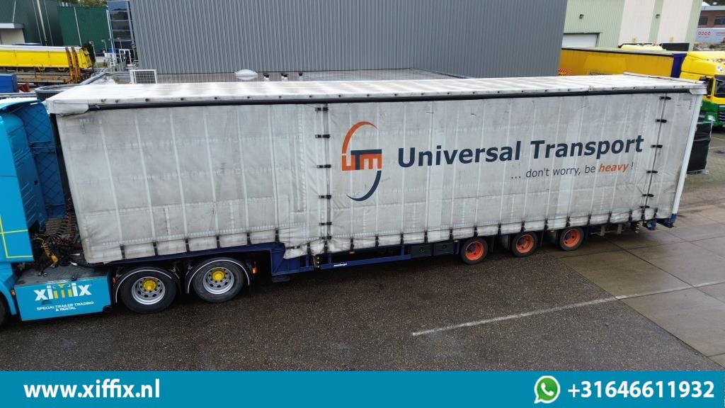 Meusburger 3-ass. Mega Semi dieplader met huifopbouw - Puspiekabe zema profila platforma: foto 1 Meusburger 3-ass. Mega Semi dieplader met huifopbouw - Puspiekabe zema profila platforma: foto 1