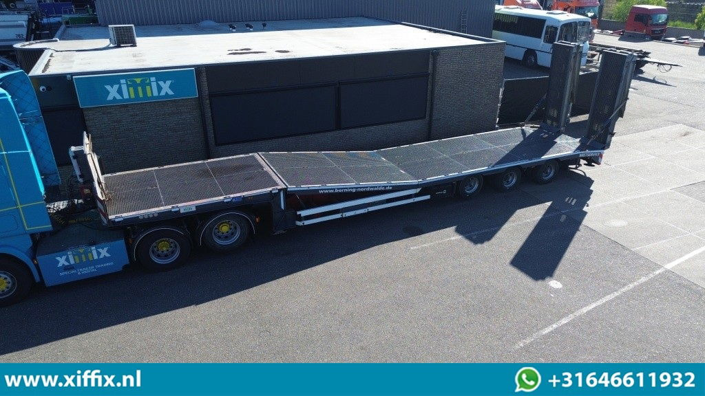 Meusburger 3-ass. Semi dieplader met dubbele hydr. Kleppen en hydr. Verstelbare - Puspiekabe zema profila platforma: foto 1 Meusburger 3-ass. Semi dieplader met dubbele hydr. Kleppen en hydr. Verstelbare - Puspiekabe zema profila platforma: foto 1