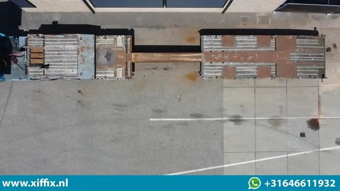 Meusburger 3-ass. Uitschuifbare semi dieplader / Naloop gestuurd / 13821 - Puspiekabe zema profila platforma: foto 2 Meusburger 3-ass. Uitschuifbare semi dieplader / Naloop gestuurd / 13821 - Puspiekabe zema profila platforma: foto 2