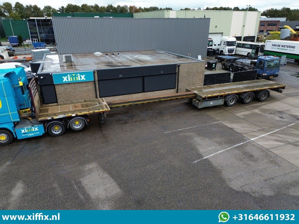 Meusburger 3-ass. Vlakke uitschuifbare oplegger / 3x gestuurd - Bortu puspiekabe/ Platforma: foto 1 Meusburger 3-ass. Vlakke uitschuifbare oplegger / 3x gestuurd - Bortu puspiekabe/ Platforma: foto 1