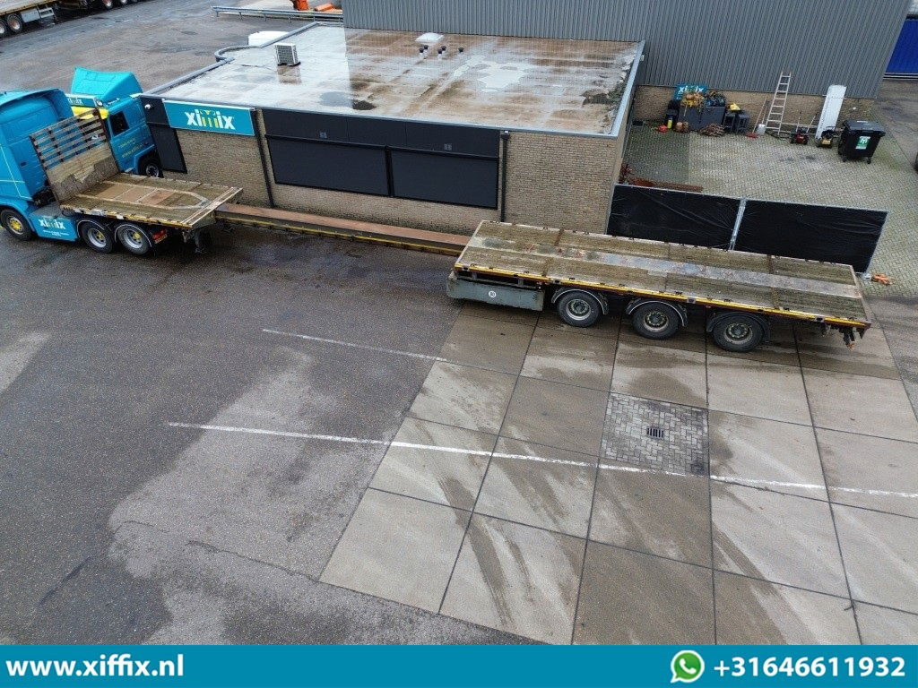 Meusburger 3-ass. Vlakke uitschuifbare oplegger / 3x gestuurd - Bortu puspiekabe/ Platforma: foto 2 Meusburger 3-ass. Vlakke uitschuifbare oplegger / 3x gestuurd - Bortu puspiekabe/ Platforma: foto 2