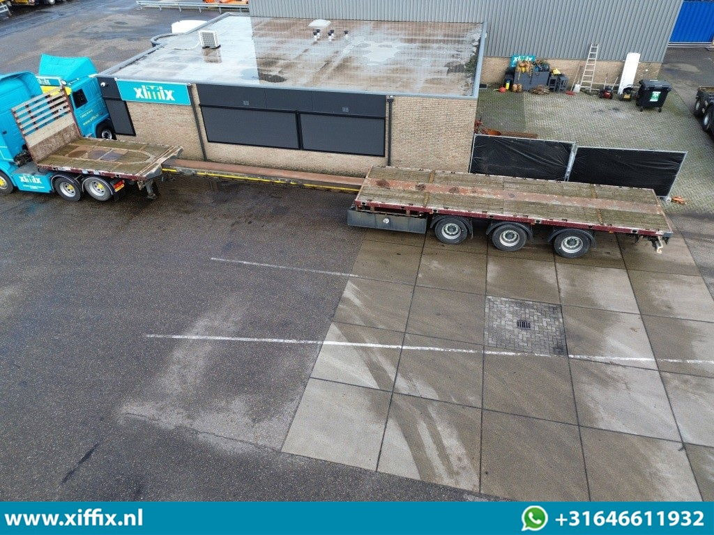 Meusburger 3-ass. Vlakke uitschuifbare oplegger / 3x gestuurd - Bortu puspiekabe/ Platforma: foto 2 Meusburger 3-ass. Vlakke uitschuifbare oplegger / 3x gestuurd - Bortu puspiekabe/ Platforma: foto 2