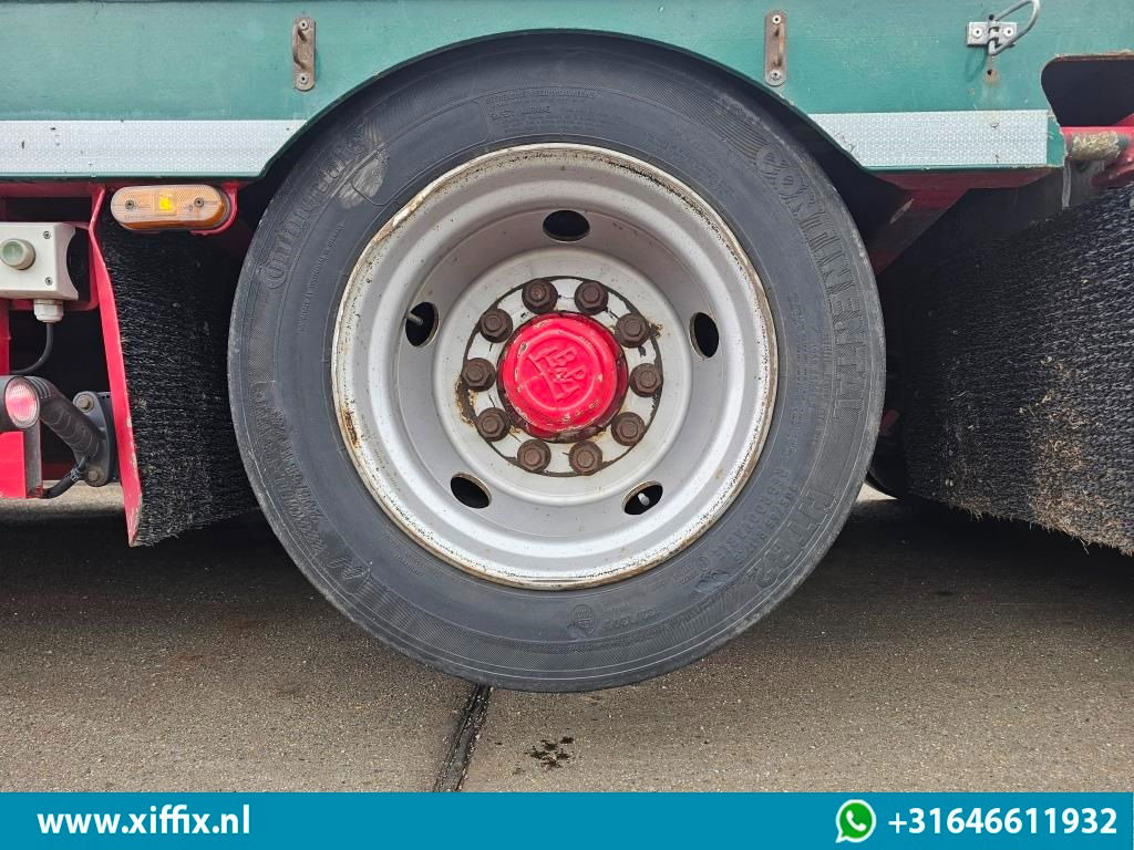 Puspiekabe zema profila platforma Meusburger 4-ass. Uitschuifbare semi dieplader met huifopbouw / 2x Naloop gestuu: foto 9