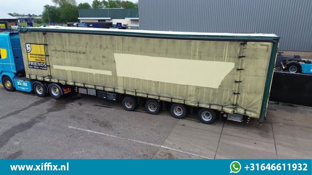 Meusburger 4-ass. Vlakke Mega oplegger met elektrische huifopbouw / 2x naloop ge - Bortu puspiekabe/ Platforma: foto 2 Meusburger 4-ass. Vlakke Mega oplegger met elektrische huifopbouw / 2x naloop ge - Bortu puspiekabe/ Platforma: foto 2