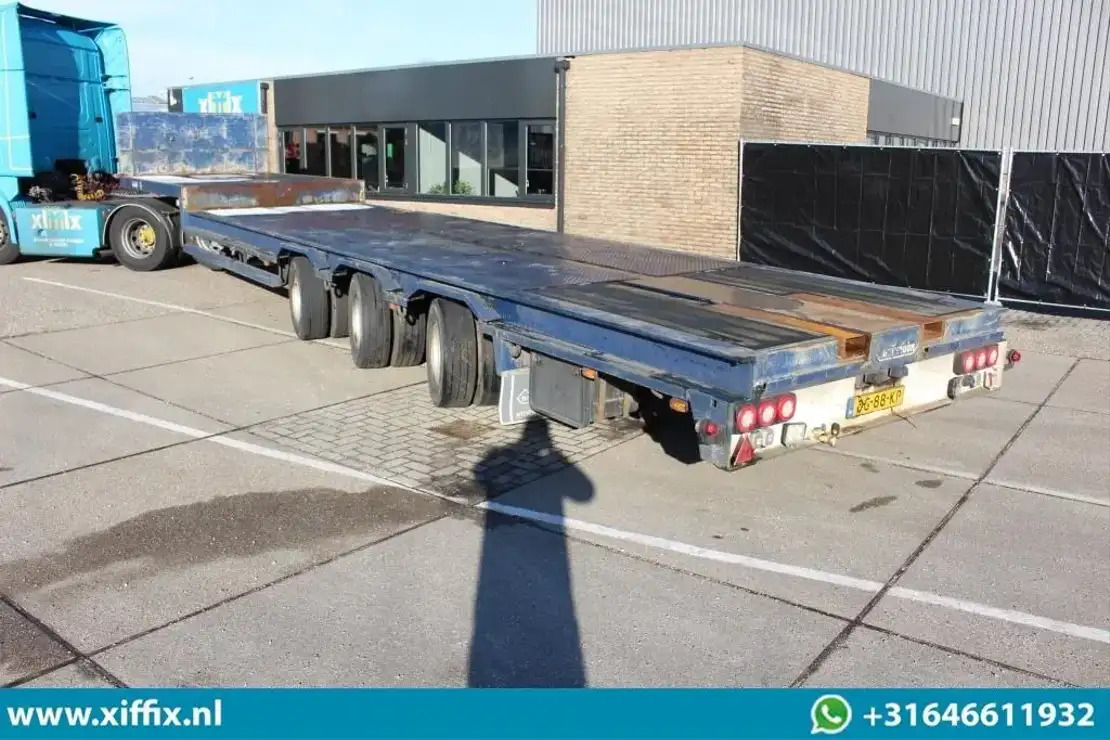Nooteboom 3-ass. Uitschuifbare semi dieplader / 3x gestuurd - Puspiekabe zema profila platforma: foto 3 Nooteboom 3-ass. Uitschuifbare semi dieplader / 3x gestuurd - Puspiekabe zema profila platforma: foto 3
