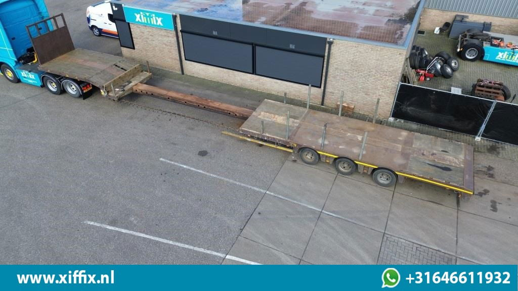 Nooteboom 3-ass. Uitschuifbare semi dieplader / Naloop gestuurd - Puspiekabe zema profila platforma: foto 2 Nooteboom 3-ass. Uitschuifbare semi dieplader / Naloop gestuurd - Puspiekabe zema profila platforma: foto 2
