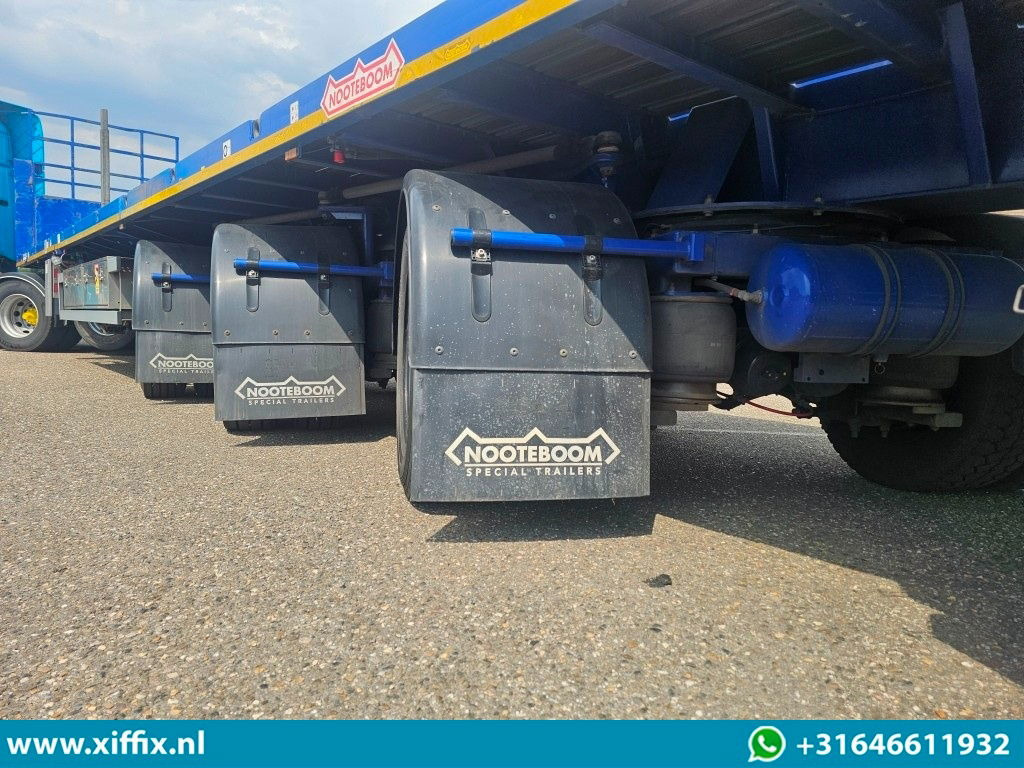Nooteboom 3-ass. Vlakke dubbel 2x uitschuifbare oplegger / 3x gestuurd - Bortu puspiekabe/ Platforma: foto 5 Nooteboom 3-ass. Vlakke dubbel 2x uitschuifbare oplegger / 3x gestuurd - Bortu puspiekabe/ Platforma: foto 5