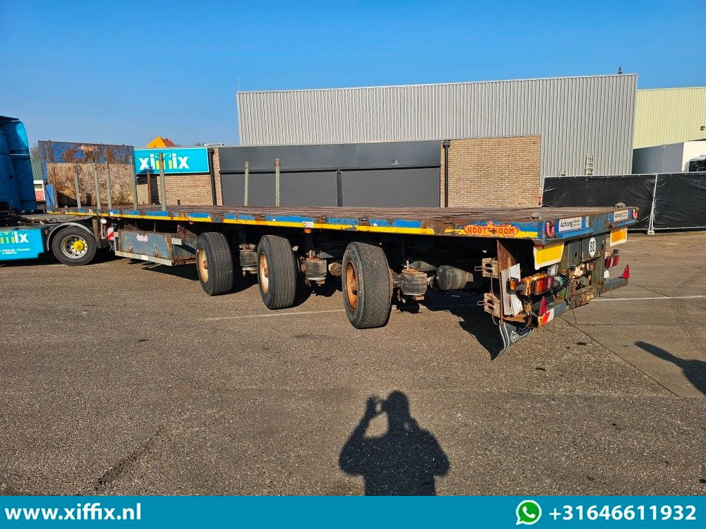 Nooteboom 3-ass. Vlakke uitschuifbare oplegger / 3x gestuurd - Bortu puspiekabe/ Platforma: foto 4 Nooteboom 3-ass. Vlakke uitschuifbare oplegger / 3x gestuurd - Bortu puspiekabe/ Platforma: foto 4