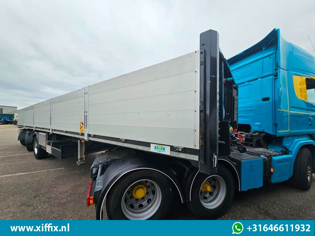 Pacton 3-ass. Oplegger met borden en kraanspoor / 2x gestuurd - Bortu kravas automašīna/ Platforma, Kravas auto ar manipulatoru: foto 4 Pacton 3-ass. Oplegger met borden en kraanspoor / 2x gestuurd - Bortu kravas automašīna/ Platforma, Kravas auto ar manipulatoru: foto 4