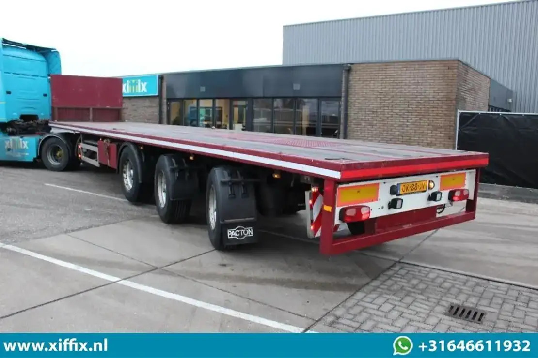 Pacton 3-ass. Vlakke oplegger / 2x gestuurd / 13647 - Bortu puspiekabe/ Platforma: foto 3 Pacton 3-ass. Vlakke oplegger / 2x gestuurd / 13647 - Bortu puspiekabe/ Platforma: foto 3