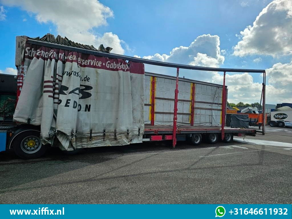 Wiese 3-ass. Semi dieplader met huifopbouw - Puspiekabe zema profila platforma: foto 4 Wiese 3-ass. Semi dieplader met huifopbouw - Puspiekabe zema profila platforma: foto 4