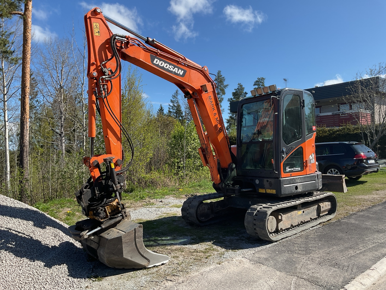 Doosan DX63-3 - Ekskavators: foto 1 Doosan DX63-3 - Ekskavators: foto 1
