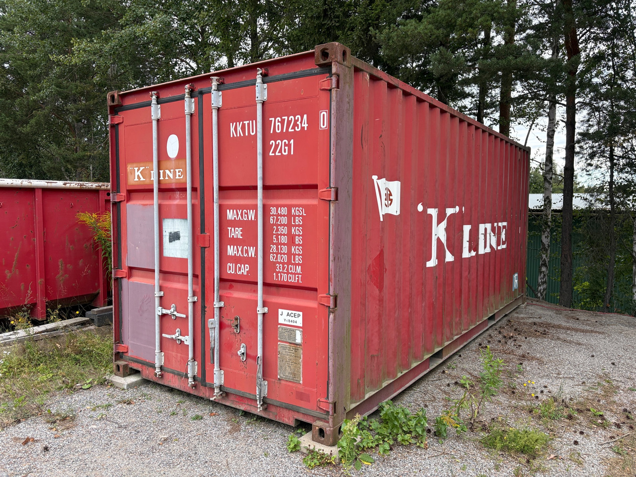K Line 22GI - Jūras konteiners: foto 1 K Line 22GI - Jūras konteiners: foto 1