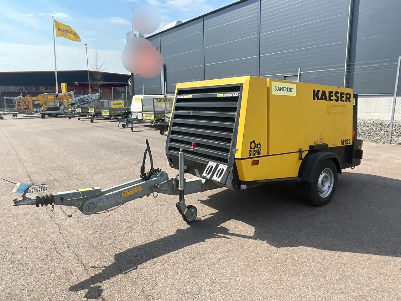 Kaeser M122 Mobilair - Gaisa kompresors: foto 1 Kaeser M122 Mobilair - Gaisa kompresors: foto 1