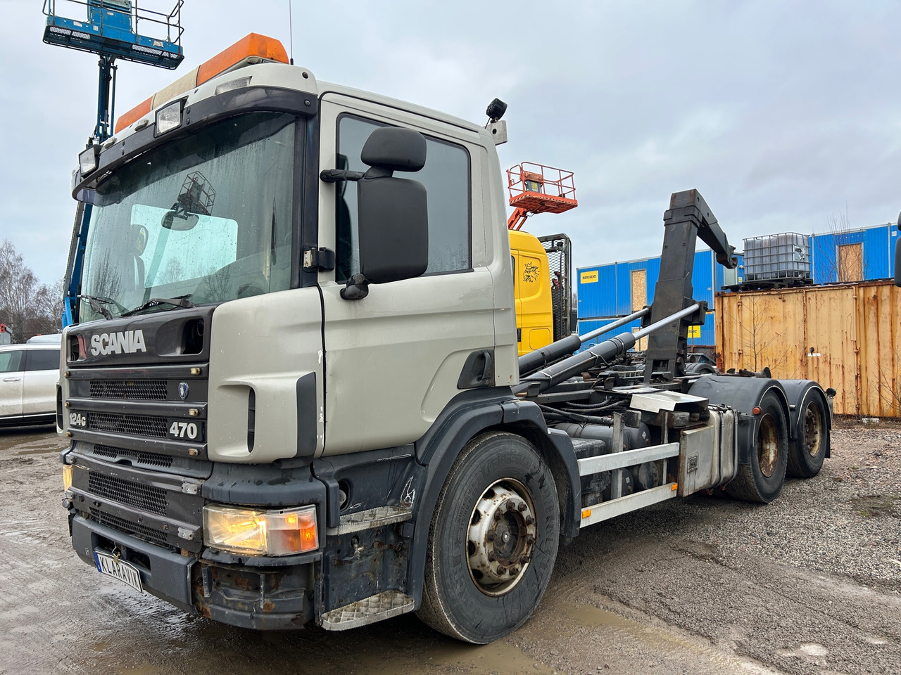 Scania 124G 470 - Pacēlājs ar āķi: foto 1 Scania 124G 470 - Pacēlājs ar āķi: foto 1