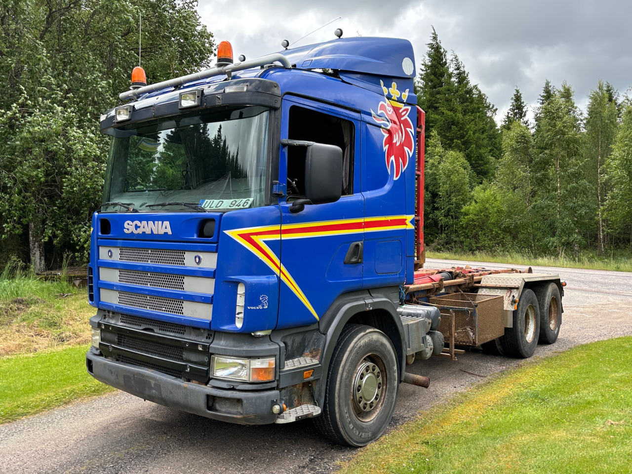 Scania 164g - Pacēlājs ar āķi: foto 1 Scania 164g - Pacēlājs ar āķi: foto 1