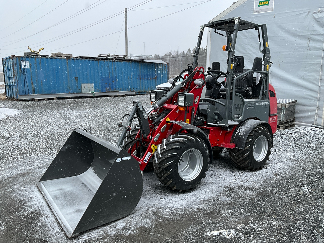 Weidemann 1160 - Riteņu iekrāvējs: foto 1 Weidemann 1160 - Riteņu iekrāvējs: foto 1