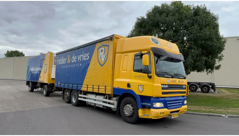 DAF CF 85.410 Schuifzijlen wagen 6x2 Daf CF85 - Kravas automašīna ar slēgto virsbūvi: foto 1 DAF CF 85.410 Schuifzijlen wagen 6x2 Daf CF85 - Kravas automašīna ar slēgto virsbūvi: foto 1