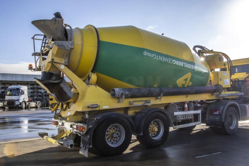 DE BUF MIXER/MALAXEUR/MISCHER-10M3 (gestuurd/gelenkt/dir./steering) - Betona maisītājs puspiekabe: foto 4 DE BUF MIXER/MALAXEUR/MISCHER-10M3 (gestuurd/gelenkt/dir./steering) - Betona maisītājs puspiekabe: foto 4