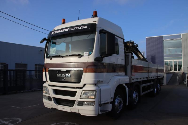 MAN TGS 35.360 BL-8x2-HIAB 085 - Bortu kravas automašīna/ Platforma, Kravas auto ar manipulatoru: foto 2 MAN TGS 35.360 BL-8x2-HIAB 085 - Bortu kravas automašīna/ Platforma, Kravas auto ar manipulatoru: foto 2