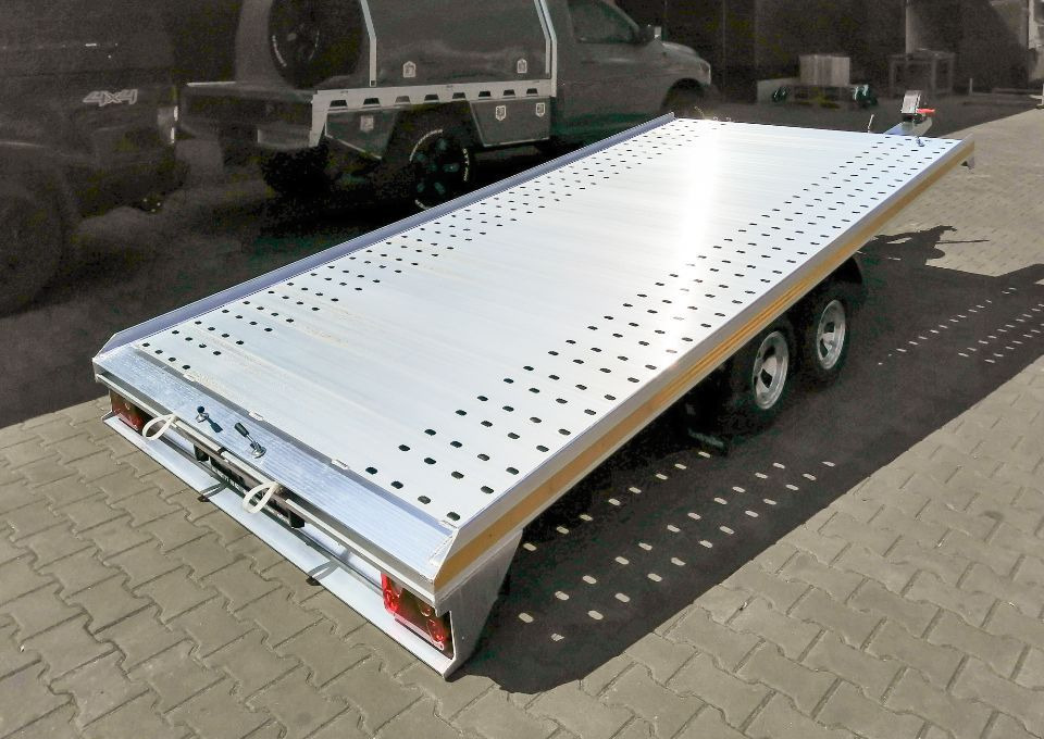 Jaunā Piekabe autovedējs Besttrailers SONDA II ALU LED 3M: foto 8
