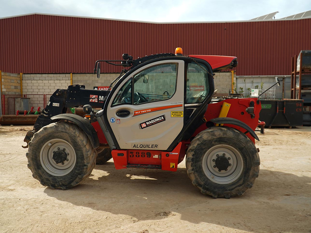 MANITOU MLT733.115 - Teleskopiskais iekrāvējs: foto 1 MANITOU MLT733.115 - Teleskopiskais iekrāvējs: foto 1