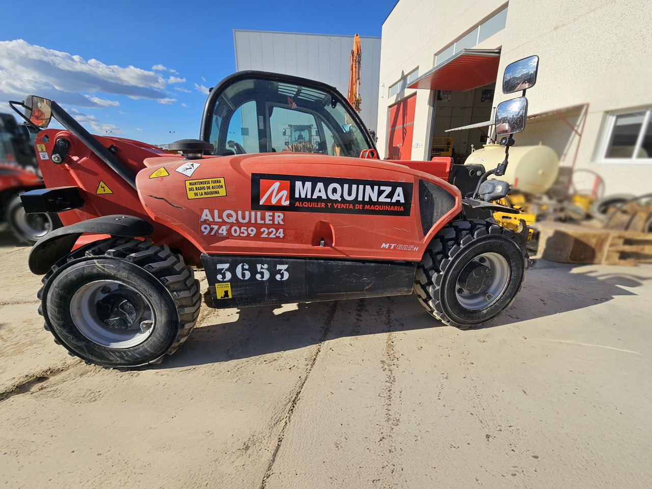 MANITOU MT625 H EASY - Teleskopiskais iekrāvējs: foto 2 MANITOU MT625 H EASY - Teleskopiskais iekrāvējs: foto 2