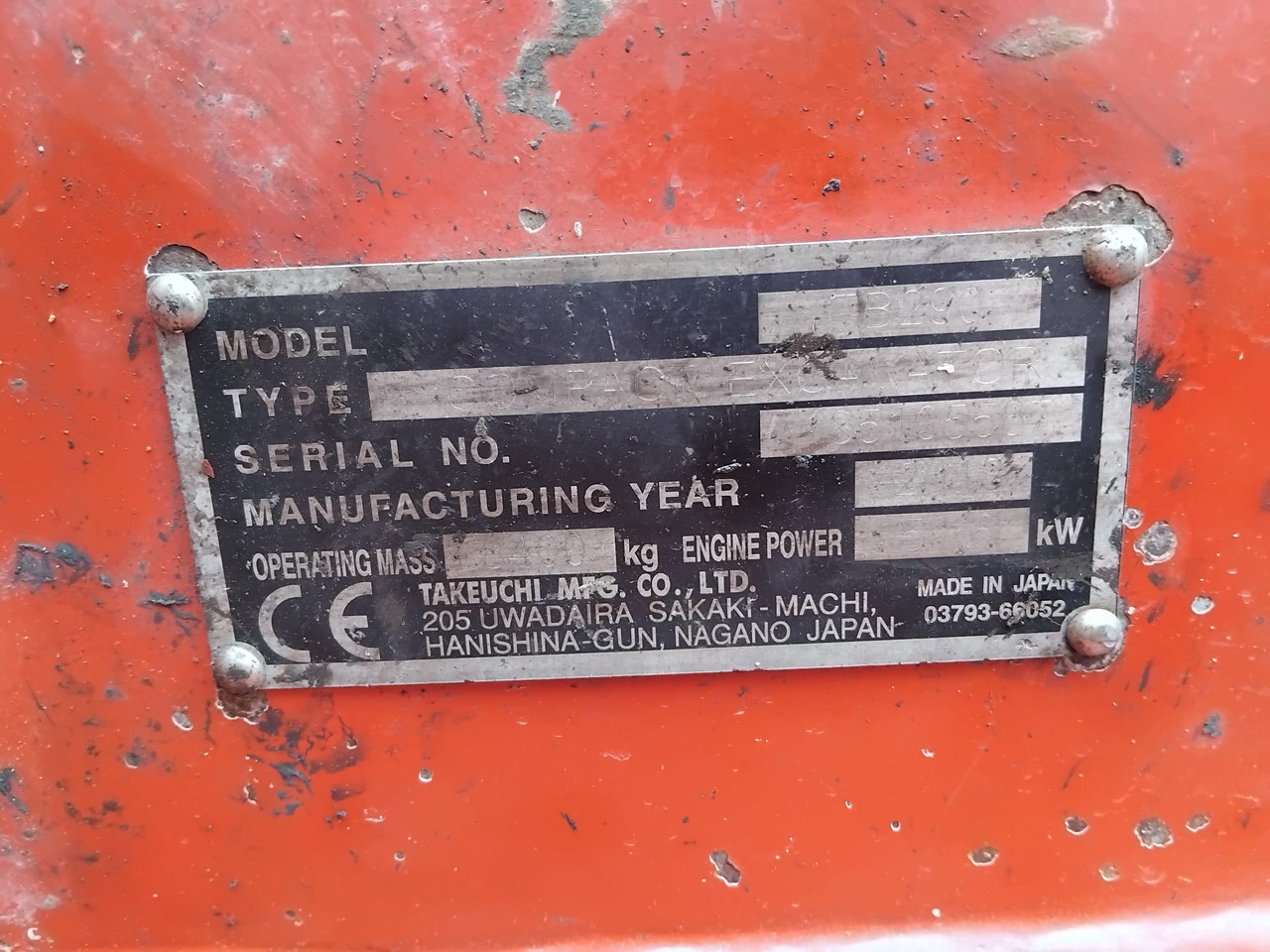 Mini-ekskavators TAKEUCHI TB290: foto 16