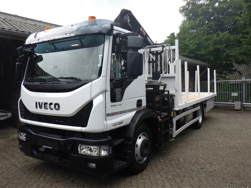 Iveco EuroCargo 140 250 / 6 cilinder / Manual / Bladgeveerd / Hiab X-HIDUO 158 / Radiografisch / Drilling / Winch - Kravas auto ar manipulatoru: foto 1 Iveco EuroCargo 140 250 / 6 cilinder / Manual / Bladgeveerd / Hiab X-HIDUO 158 / Radiografisch / Drilling / Winch - Kravas auto ar manipulatoru: foto 1